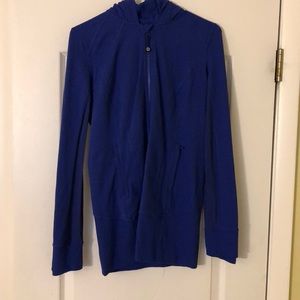 Lululemon Blue Zip Up Hoodie
